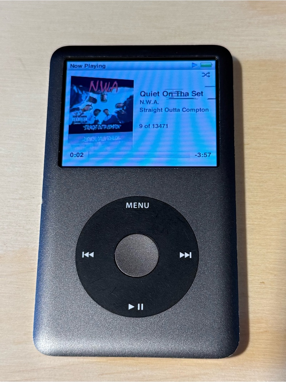 iPod Classic 7thGen 160GB Model:A1238 Blk Battery Replaced w/13474Song-Bundle!